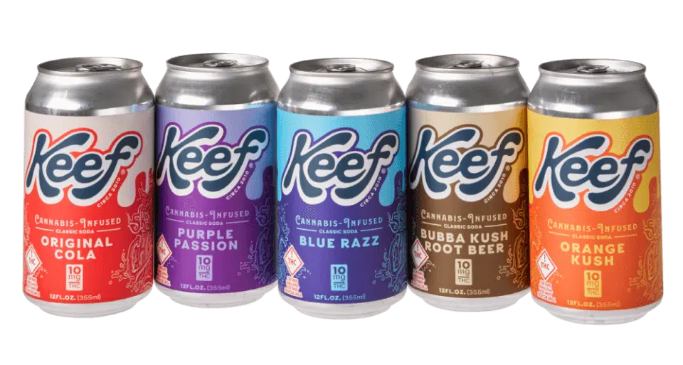 פחיות Keef Soda - משקה קנאביס